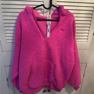 Cozy Pink Fleece Women’s Sweater